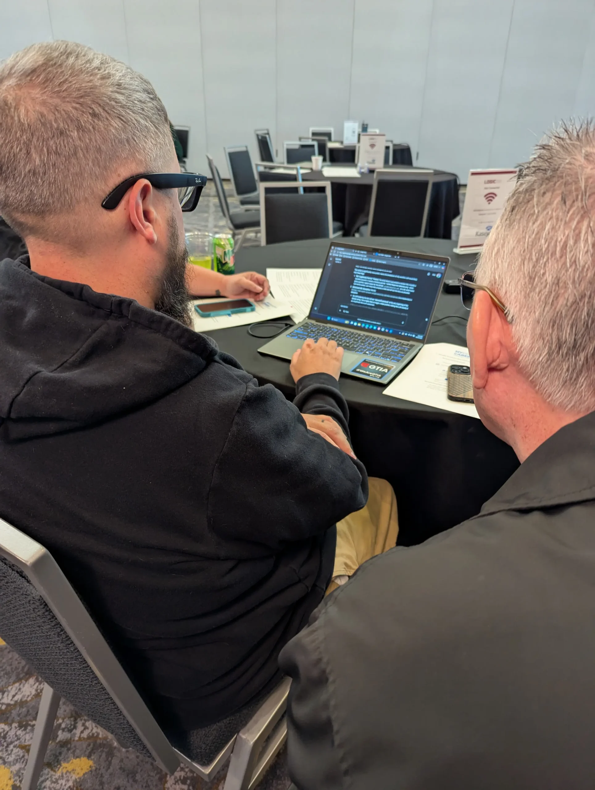 Russ teaching cybersecurity Columbus 2025
