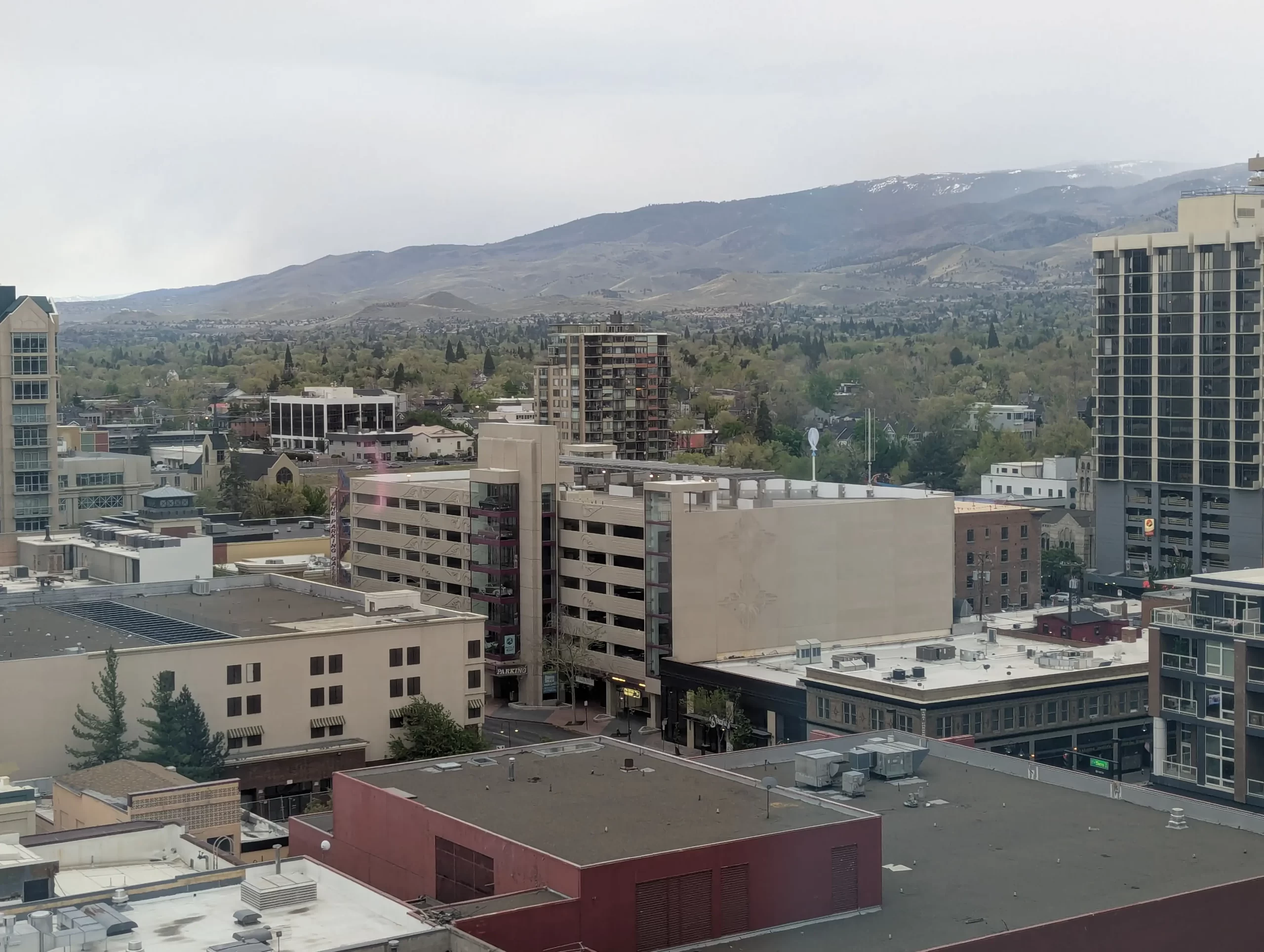 Sierra Nevada mountains near Reno Nevada